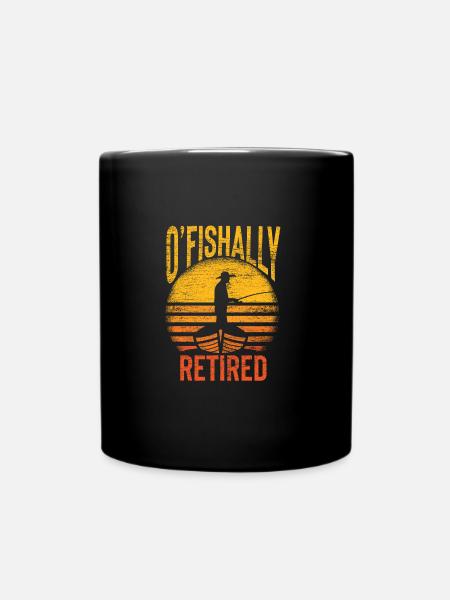 fishing - Full Colour Mug - black