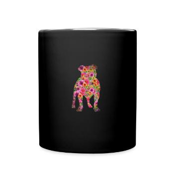 Bulldog - Full Colour Mug - black - Front