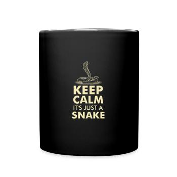 SNAKES: It's Just A Snake - Tasse einfarbig - Schwarz - Vorne