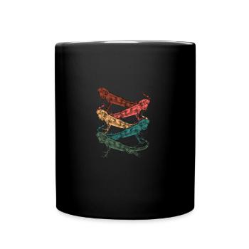 Iguana animals zoo - Full Colour Mug - black - Front