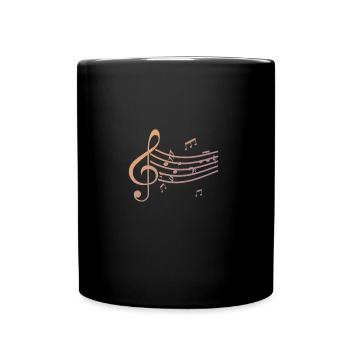 Clef instrument - Full Colour Mug - black - Front