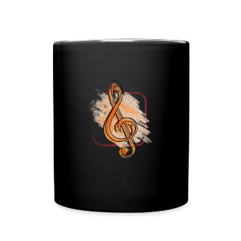 clef - Full Colour Mug - black - Front