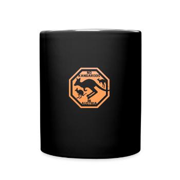 Kangourou Australie animal - Mug uni - noir - Devant