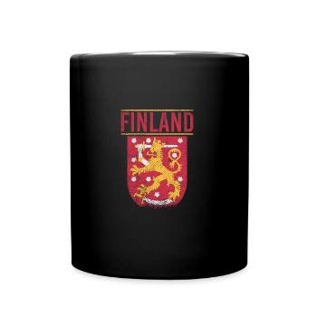 Finnland Helsinki Finne - Tasse einfarbig - Schwarz - Vorne