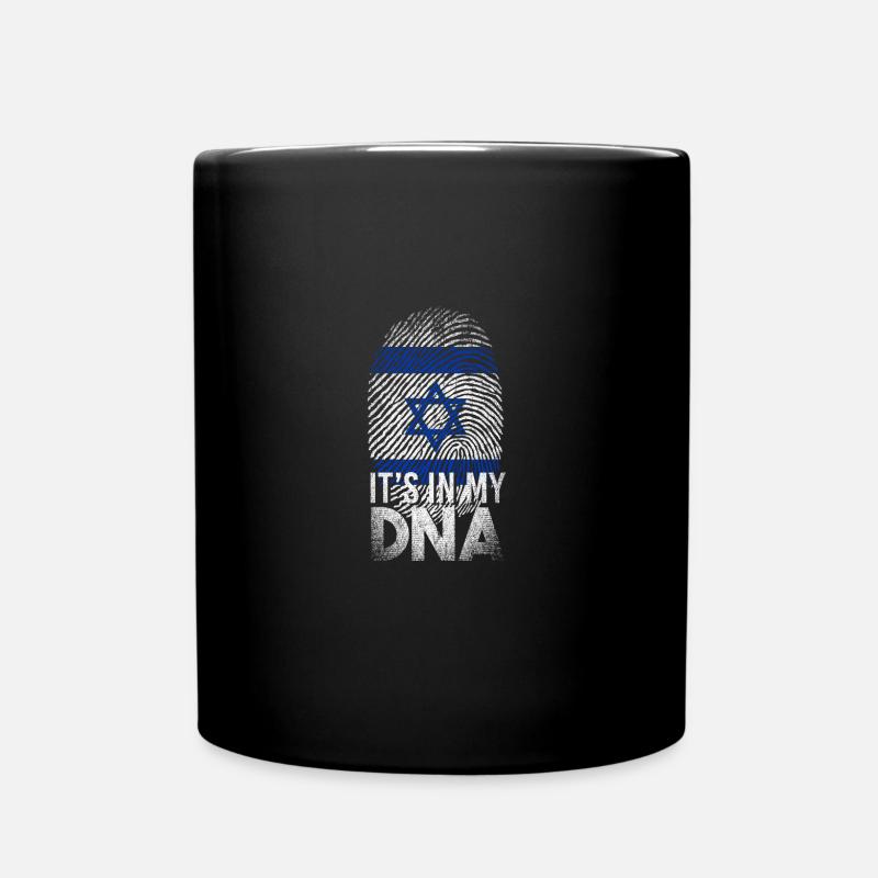 Israel DNA - Tasse einfarbig - Schwarz