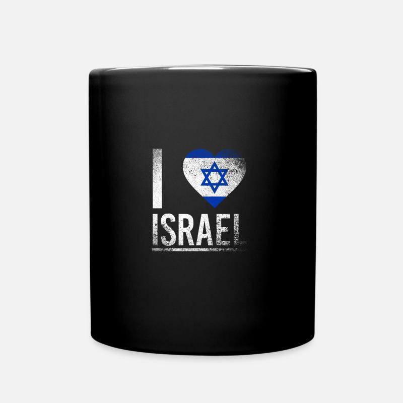 Israel Davidstern Religion - Tasse einfarbig - Schwarz