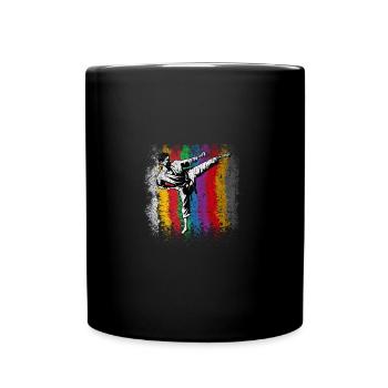 karaté - Mug uni - noir - Devant