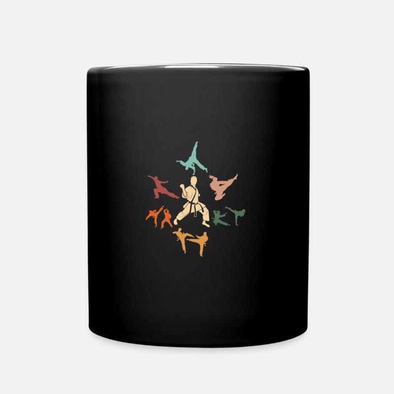 Karatè - Tazza monocolore - nero