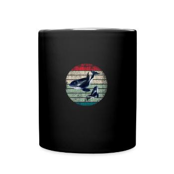 Orca - Tasse einfarbig - Schwarz - Vorne