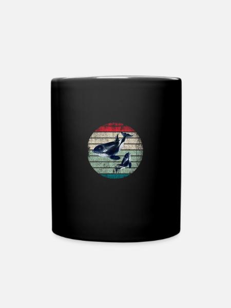 Orca - Tasse einfarbig - Schwarz