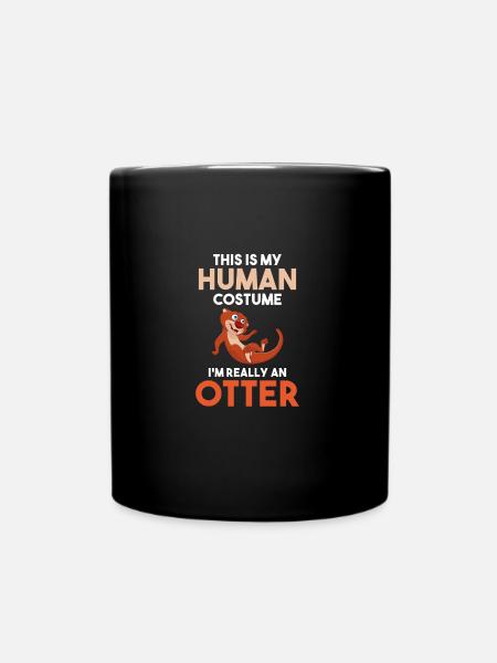 Rongeur de la loutre - Mug uni - noir