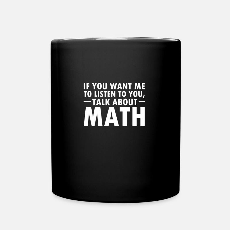 Math drôle disant cadeau nerd mathématicien - Mug uni - noir