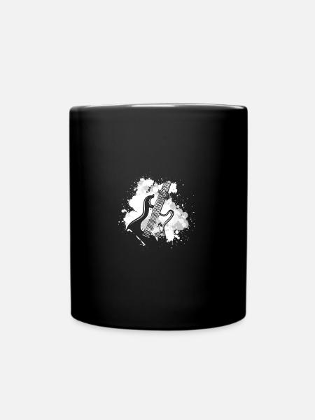 Gitarre Gitarrist Geschenk - Tasse einfarbig - Schwarz
