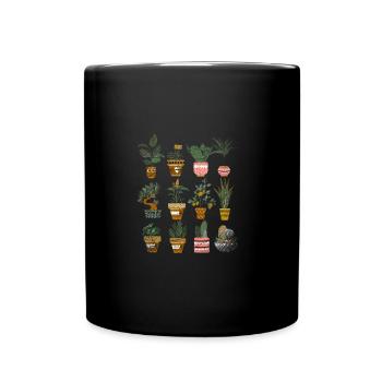 plants - Full Colour Mug - black - Front
