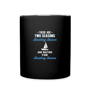 BOATING : Boating Season - Full Colour Mug - black - Front