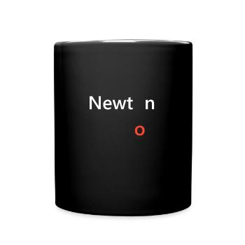 Physicist Gift Physics Newton Nerd Science - Full Colour Mug - black - Front