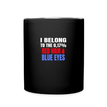 Rousse Rousse Ginger : I Am 0.17 Percent - Mug uni - noir - Devant