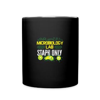 Microbiologiste Microbiology Lab Staph Gift Idea - Mug uni - noir - Devant