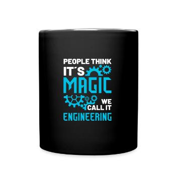 Engineering Engineer Engineer Major Student Gift - Tasse einfarbig - Schwarz - Vorne