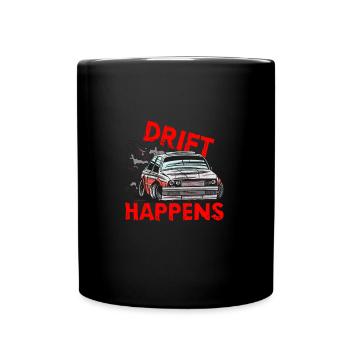 Car Drifting Racing Racecar Motorsport Mechanic - Tasse einfarbig - Schwarz - Vorne