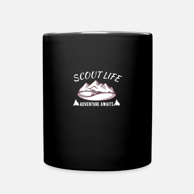 Scout Camping Outdoor : Scout Life - Mug uni - noir