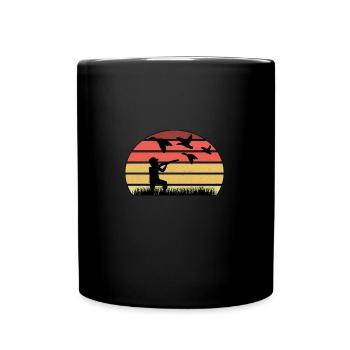 Duck Hunt Duck hunter Bird Hunting - Full Colour Mug - black - Front