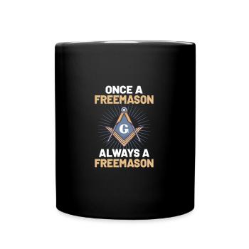 Freemasonry Freemason Conspirazy Theory Gift Idea - Full Colour Mug - black - Front