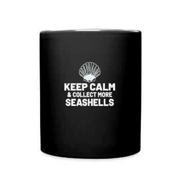 Shell Collecting Shell Collector Gift Idea - Full Colour Mug - black - Front