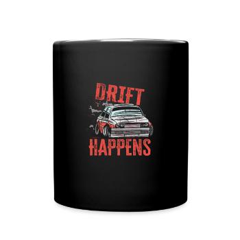 Car Drifting Racing Racecar Motorsport Mechanic - Tasse einfarbig - Schwarz - Vorne