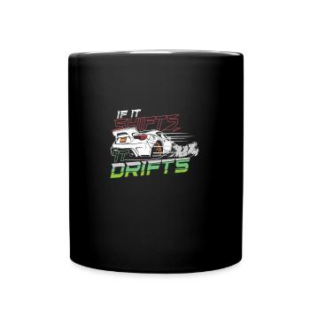 Car Drifting Racing Racecar Motorsport Mechanic - Tasse einfarbig - Schwarz - Vorne