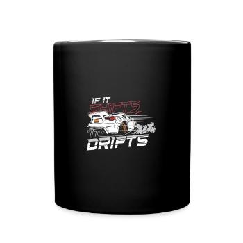 Car Drifting Racing Racecar Motorsport Mechanic - Tasse einfarbig - Schwarz - Vorne
