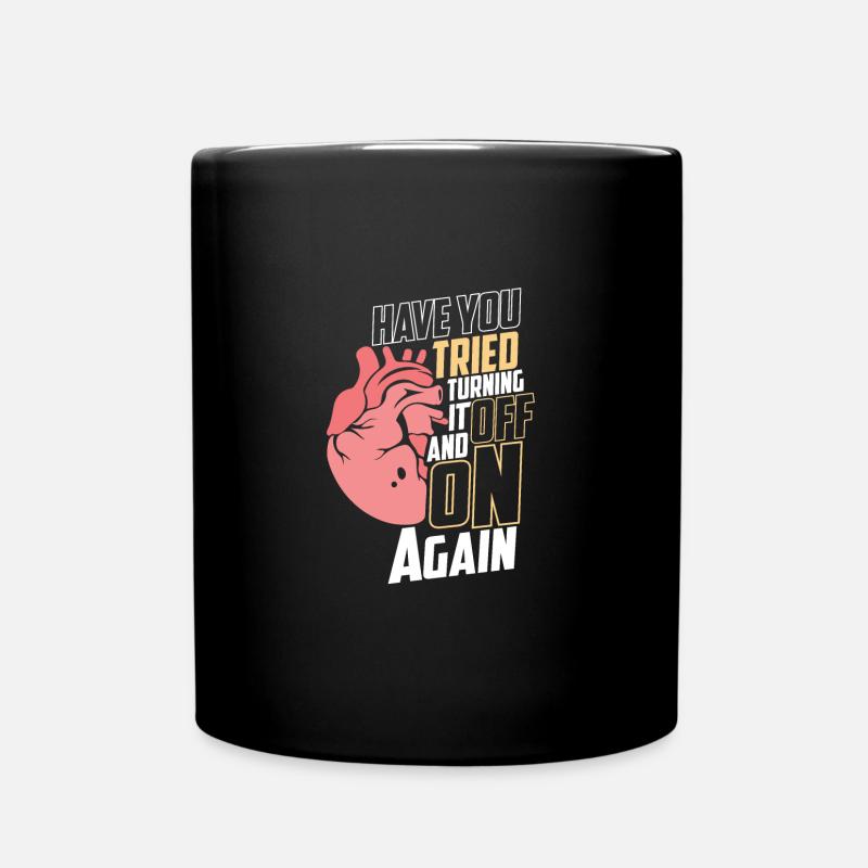 Infarctus du myocarde Chirurgie cardiaque Pacemaker - Mug uni - noir