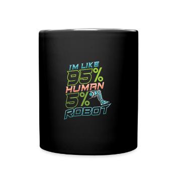 Knee Replacement Surgery Post Surgery Rehab Gift - Full Colour Mug - black - Front