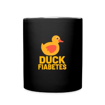 Type 1 Diabetes funny Diabetic Diabetes Gift Idea - Full Colour Mug - black - Front