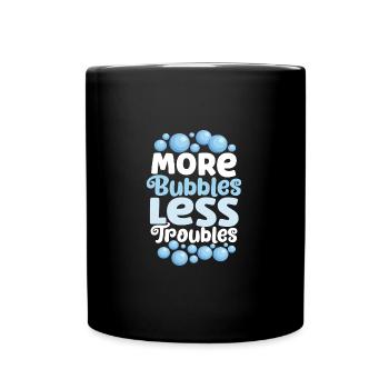 Soap-Making Soap-Maker Bubbles Bubble Bathroom - Mug uni - noir - Devant