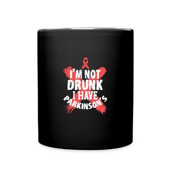 PARKINSON'S AWARENESS PARKINSON'S DISEASE POISON - Full Colour Mug - black - Front