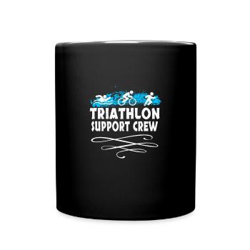 Triathlon Swim Bike Run Triathlete Sport Gift - Full Colour Mug - black - Front