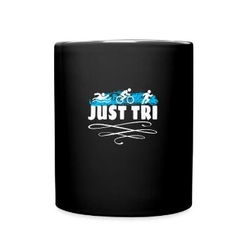 Triathlon Swim Bike Run Triathlete Sport Gift - Full Colour Mug - black - Front