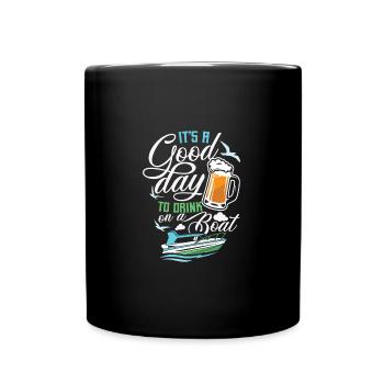 Plaisancier Ponton Segler Cruising - Mug uni - noir - Devant
