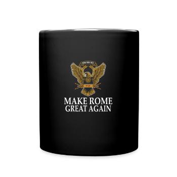 Veni Vidi Vici Jules César Citation Rome antique - Mug uni - noir - Devant