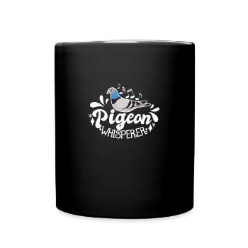 Pigeon Pigeon Racing Pigeon Racer Pigeon Keeper - Full Colour Mug - black - Front