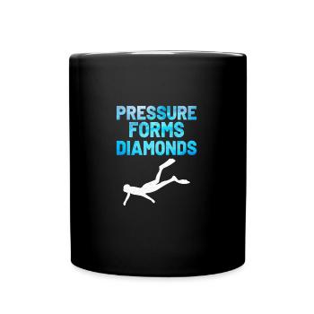 SCUBA DIVER SCUBA DIVING Gift Idea - Full Colour Mug - black - Front