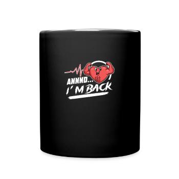 Heart Attack Open Heart Surgery Heart Surgery Gift - Tasse einfarbig - Schwarz - Vorne