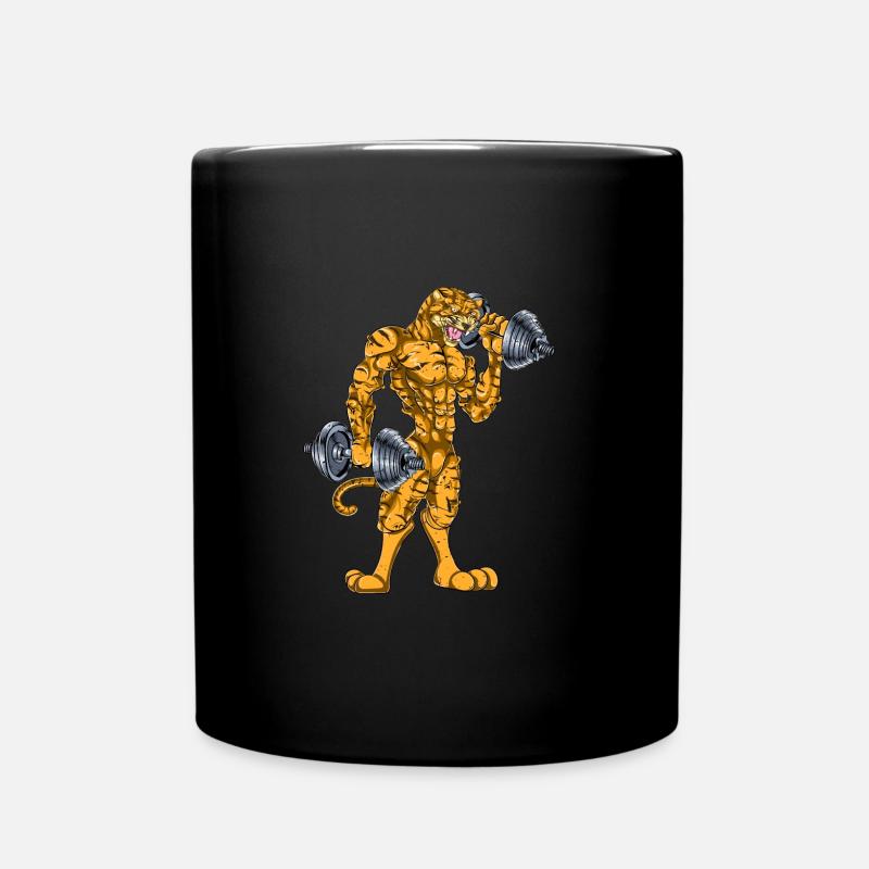 Tiger Bizeps - Tasse einfarbig - Schwarz