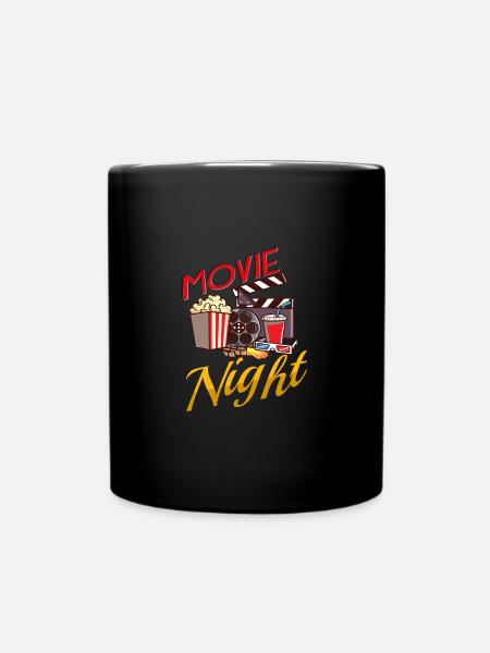 Regarder des films Cinéma Popcorn Binge Regarder - Mug uni - noir
