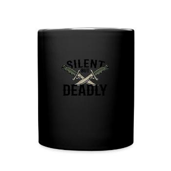 Balisong Butterfly Knife bente-nuebe Gift Idea - Full Colour Mug - black - Front
