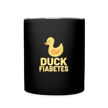 Type 1 Diabetes funny Diabetic Diabetes Gift Idea - Full Colour Mug - black - Front