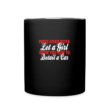 Mobile Car Detailing Auto Detailing Car Detailer - Full Colour Mug - black - Front