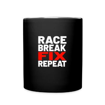 Go Kart Racing Go Kart Cars Go Karting Go-Karter - Mug uni - noir - Devant