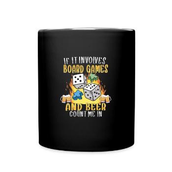 Board Games Beer Board Gamer Board Games & Beer - Tasse einfarbig - Schwarz - Vorne